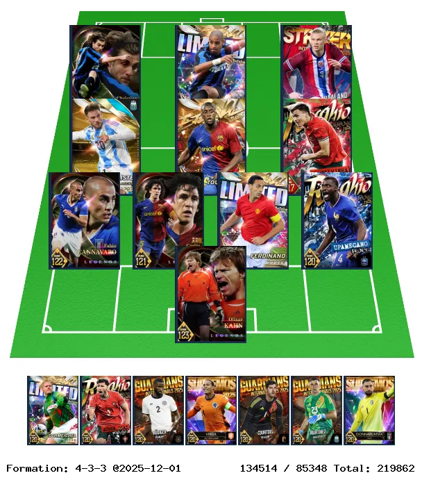 フォーメーション画像