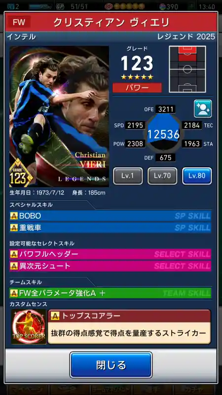 クリスティアンヴィエリ インテル