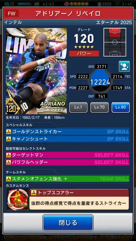 アドリアーノ リベイロ インテル