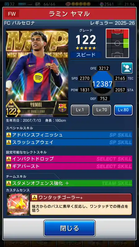ラミン ヤマル バルセロナ